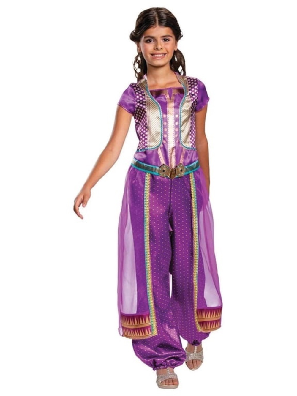Disney Girls Classic Aladdin Live Action Princess Jasmine Costume | Size 3T